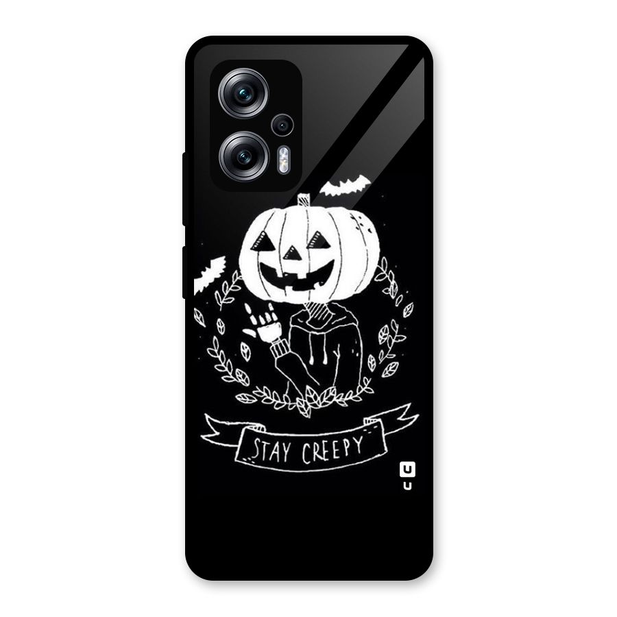 Stay Creepy Glass Back Case for Redmi K50i