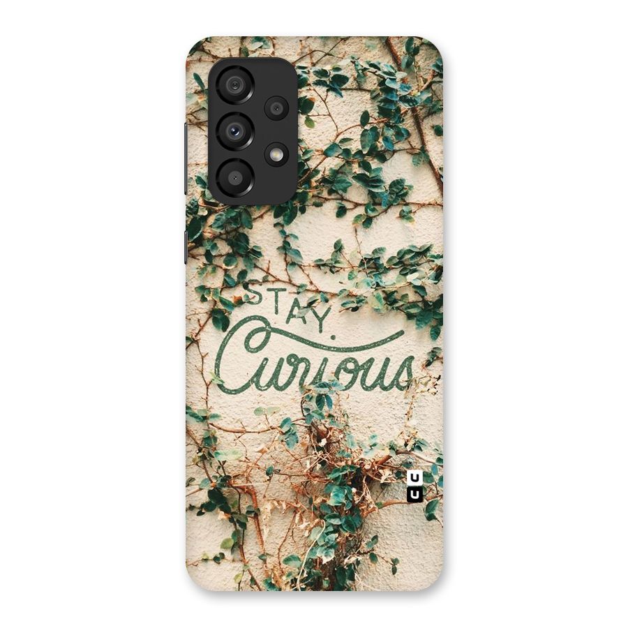 Stay Curious Back Case for Galaxy A33 5G