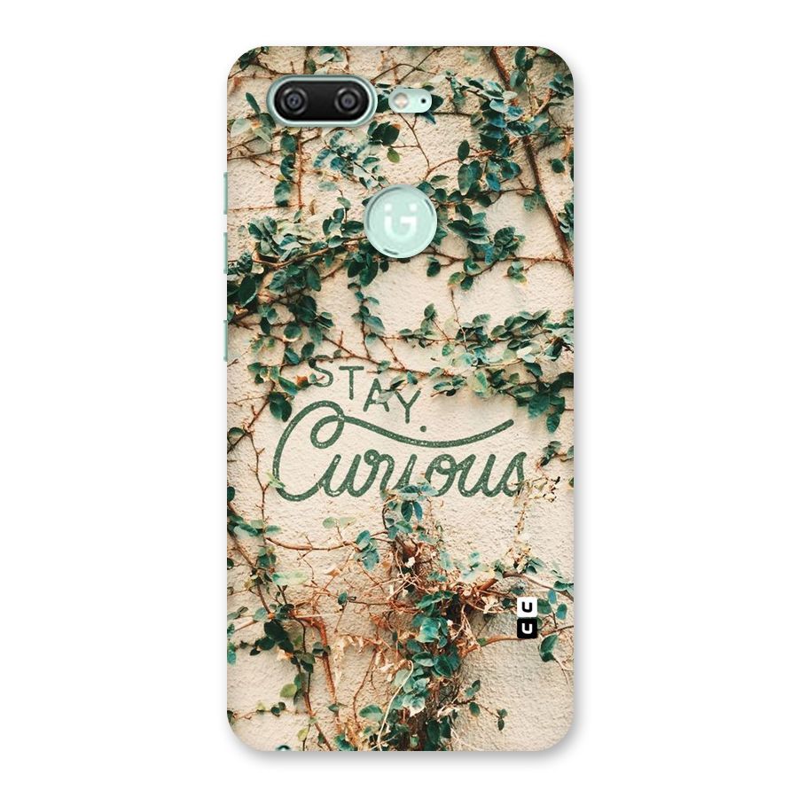 Stay Curious Back Case for Gionee S10