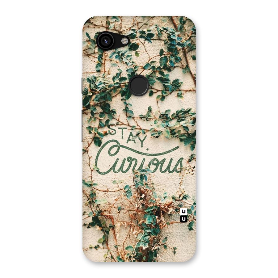Stay Curious Back Case for Google Pixel 3a