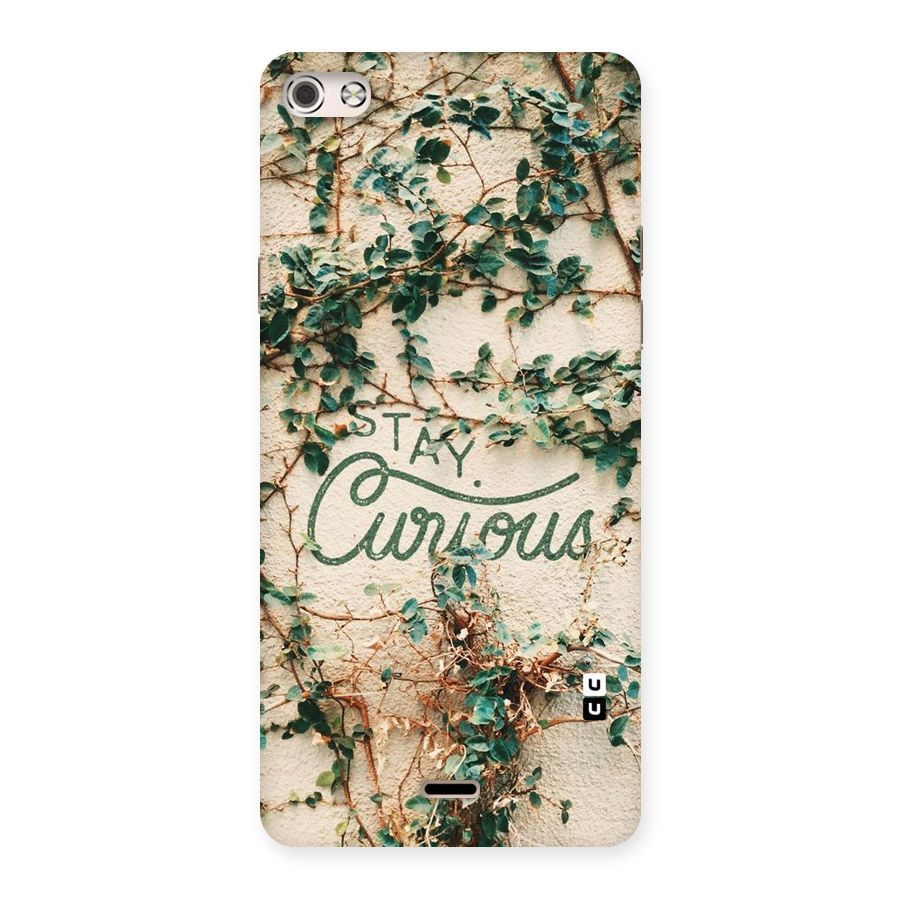 Stay Curious Back Case for Micromax Canvas Silver 5