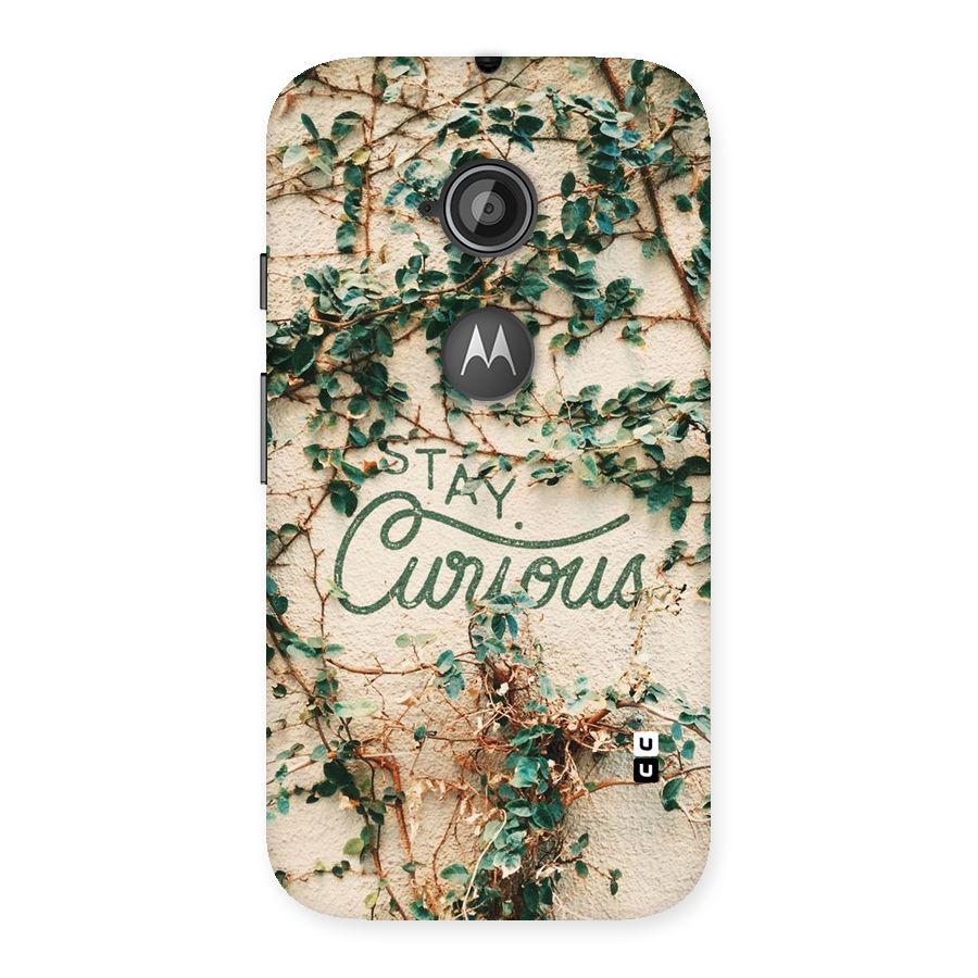 Stay Curious Back Case for Moto E 2nd Gen