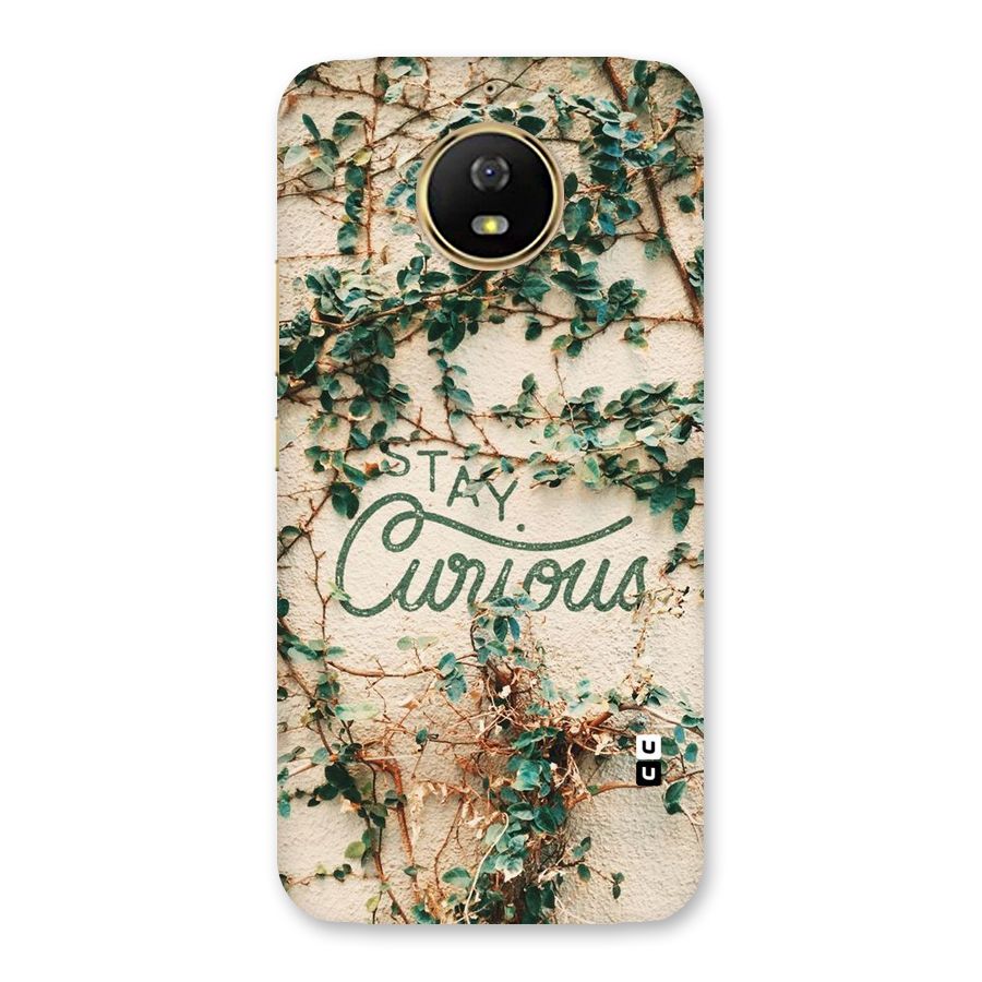 Stay Curious Back Case for Moto G5s