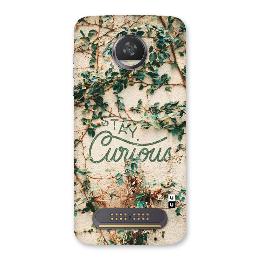 Stay Curious Back Case for Moto Z2 Play