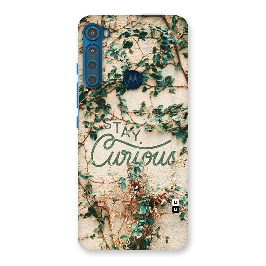 Stay Curious Back Case for Motorola One Fusion Plus