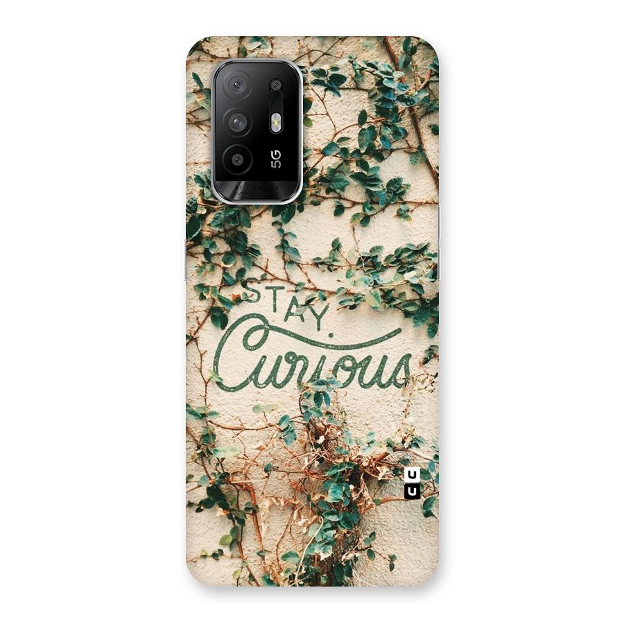 Stay Curious Back Case for Oppo F19 Pro Plus 5G
