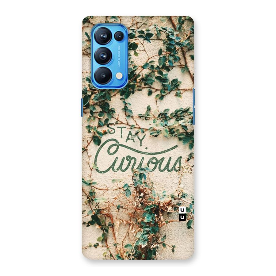 Stay Curious Back Case for Oppo Reno5 Pro 5G