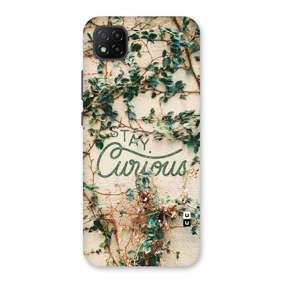 Stay Curious Back Case for Poco C3