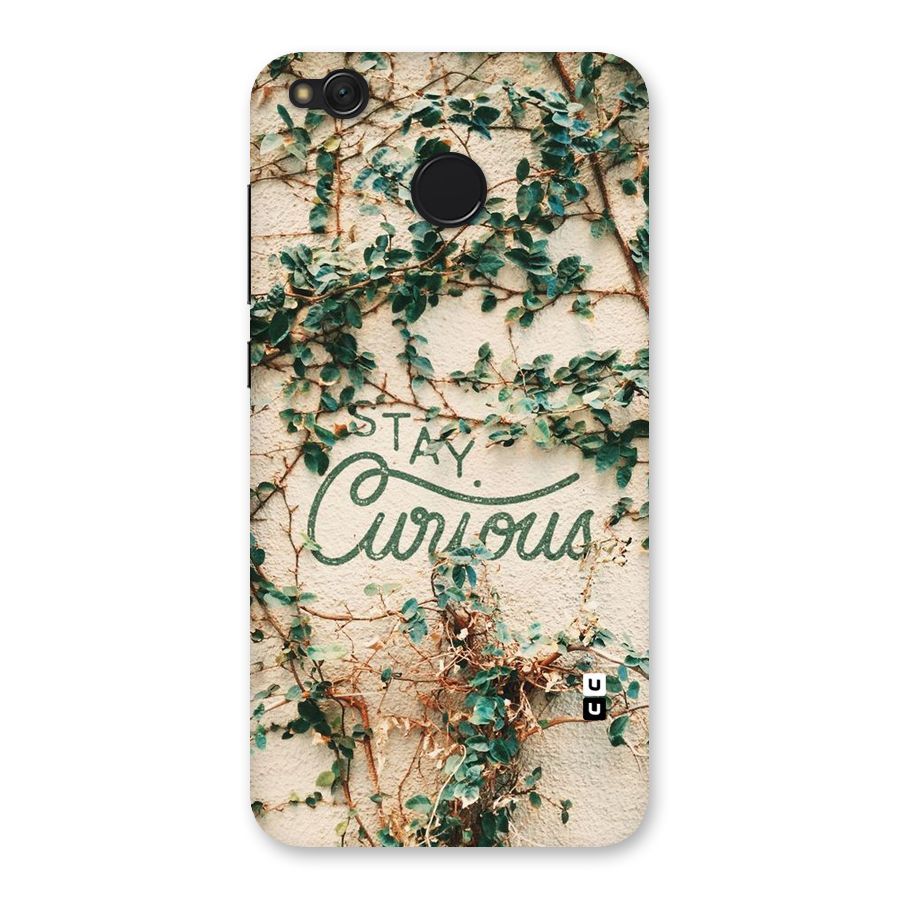 Stay Curious Back Case for Redmi 4