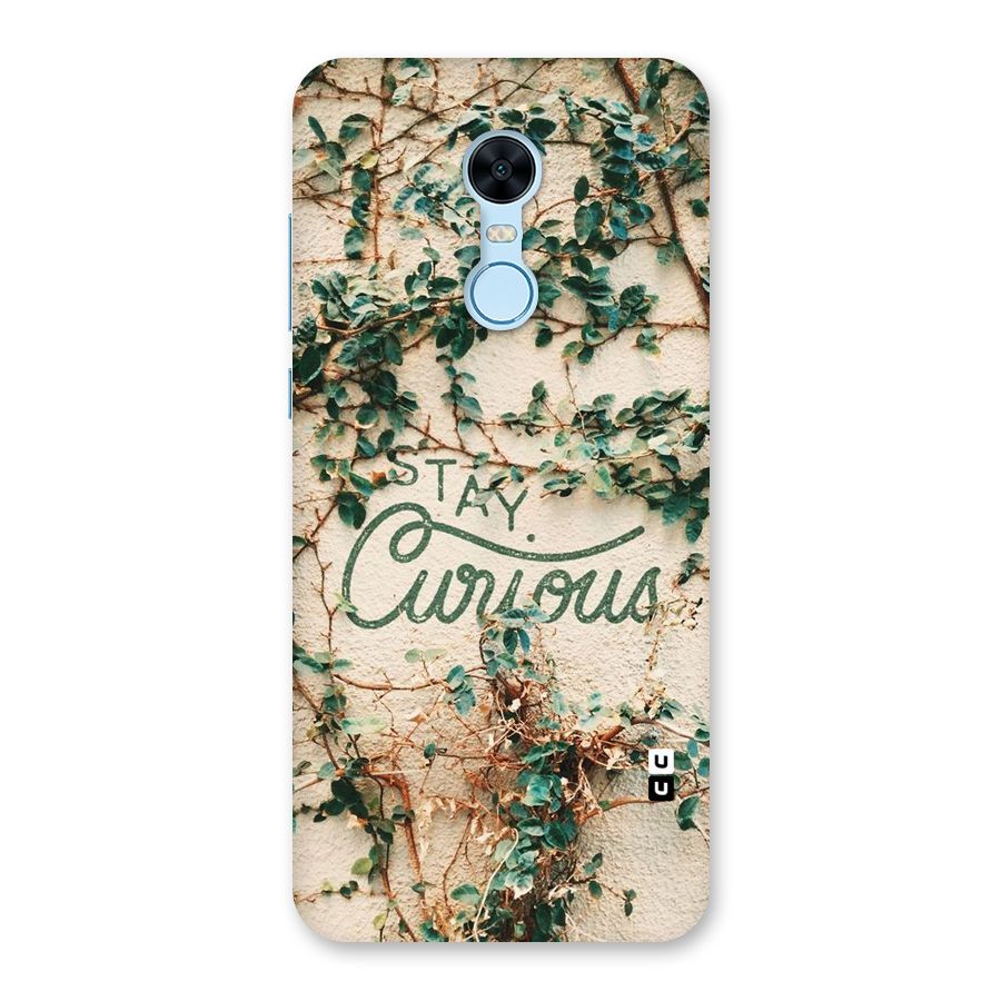 Stay Curious Back Case for Redmi Note 5