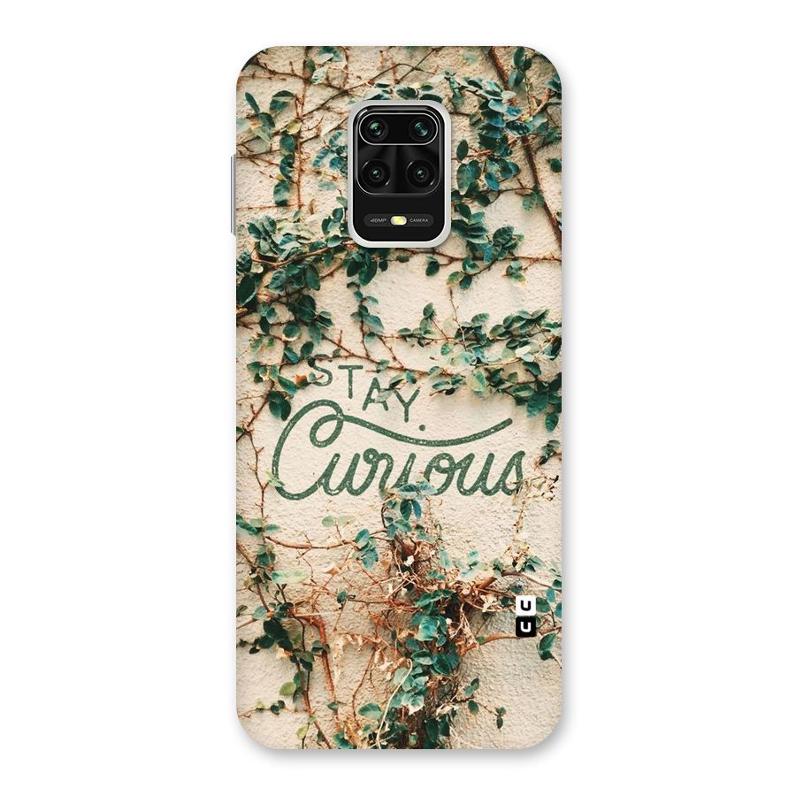 Stay Curious Back Case for Redmi Note 9 Pro Max