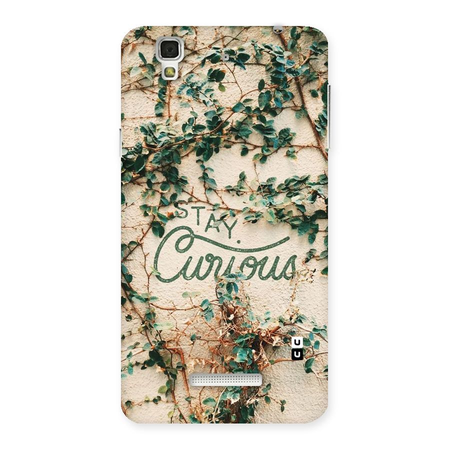 Stay Curious Back Case for YU Yureka Plus