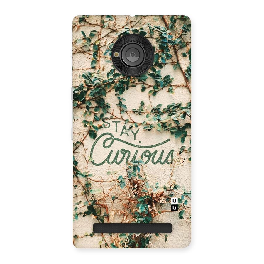 Stay Curious Back Case for Yu Yunique