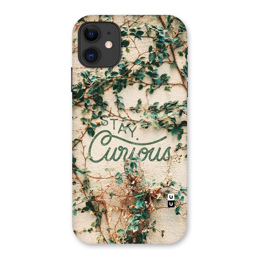 Stay Curious Back Case for iPhone 11