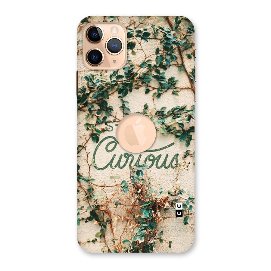 Stay Curious Back Case for iPhone 11 Pro Max Logo Cut