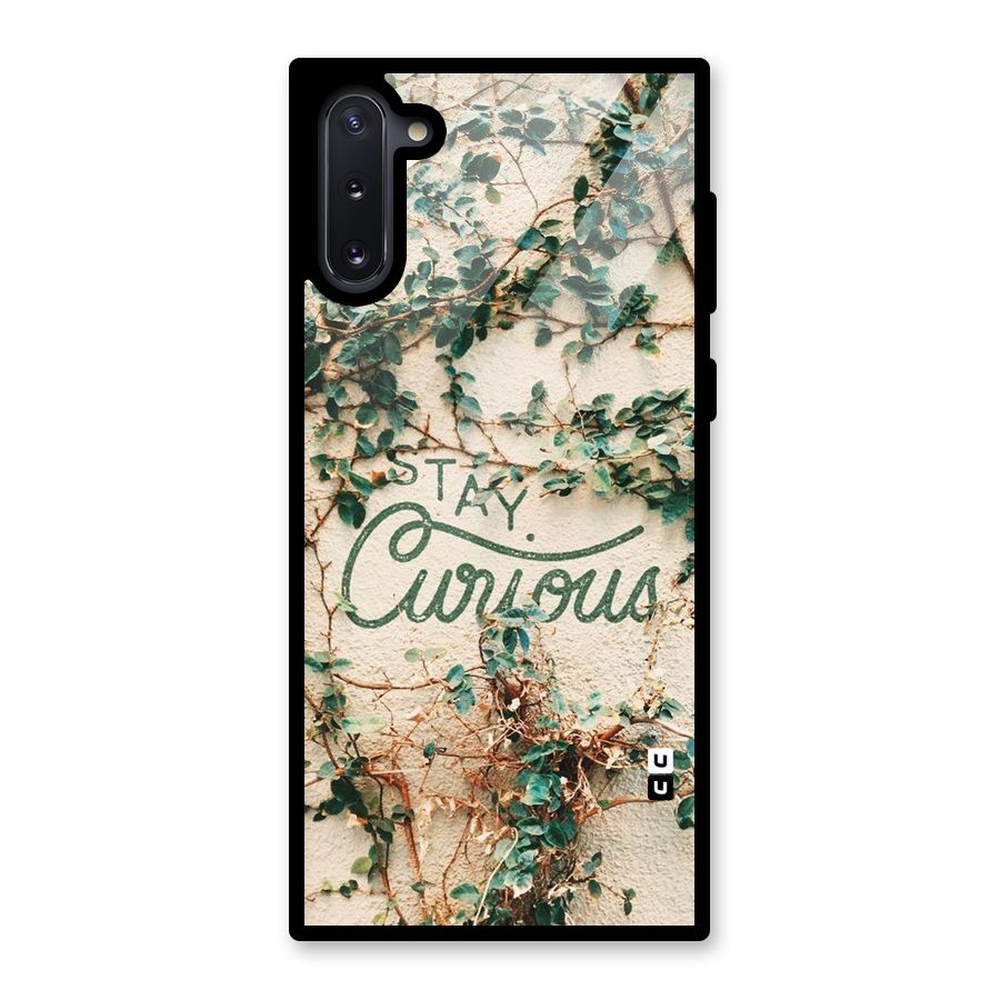 Stay Curious Glass Back Case for Galaxy Note 10