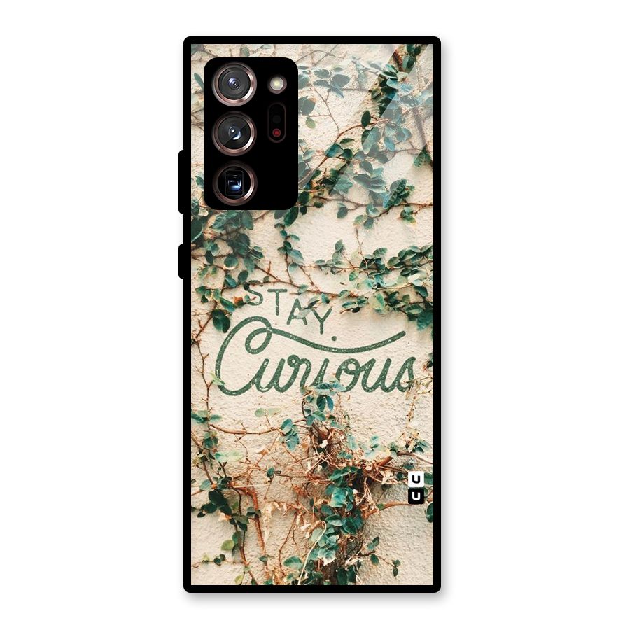 Stay Curious Glass Back Case for Galaxy Note 20 Ultra