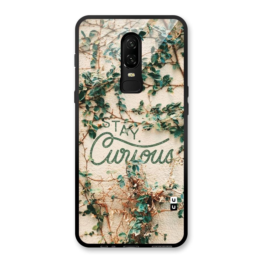 Stay Curious Glass Back Case for OnePlus 6
