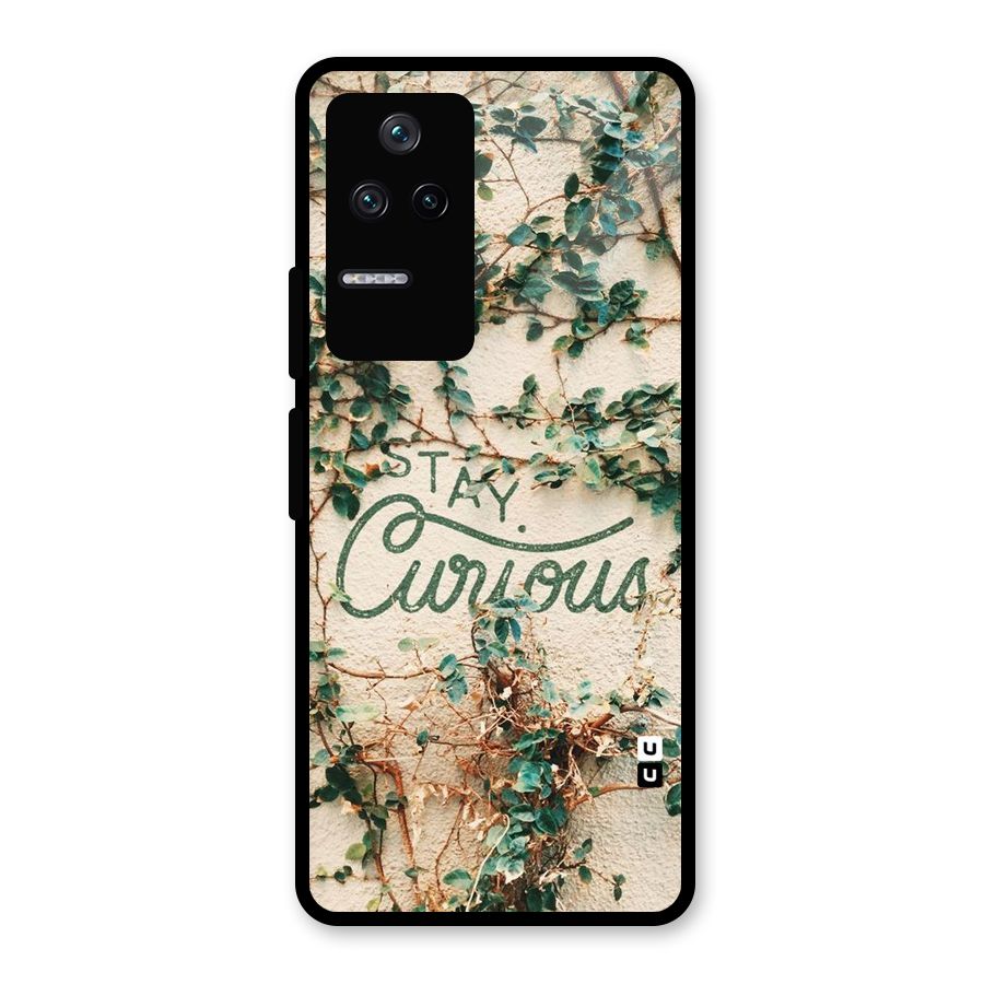 Stay Curious Glass Back Case for Poco F4 5G