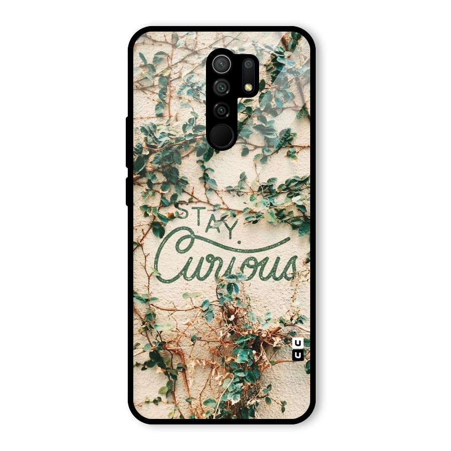 Stay Curious Glass Back Case for Poco M2