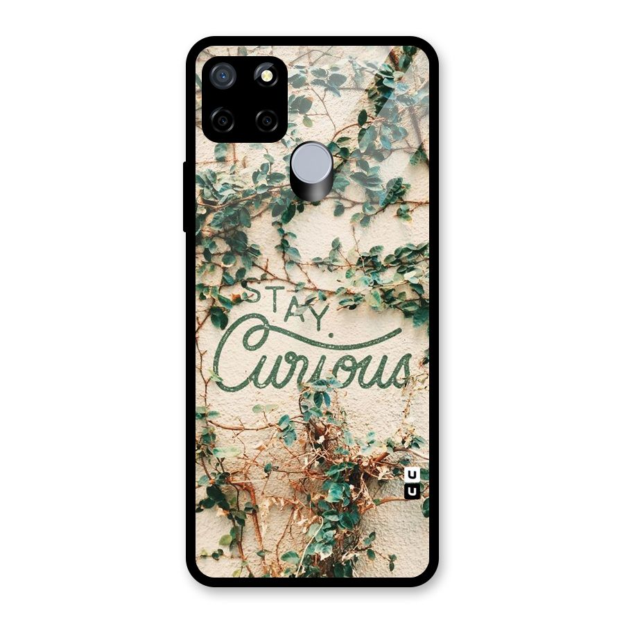 Stay Curious Glass Back Case for Realme Narzo 20