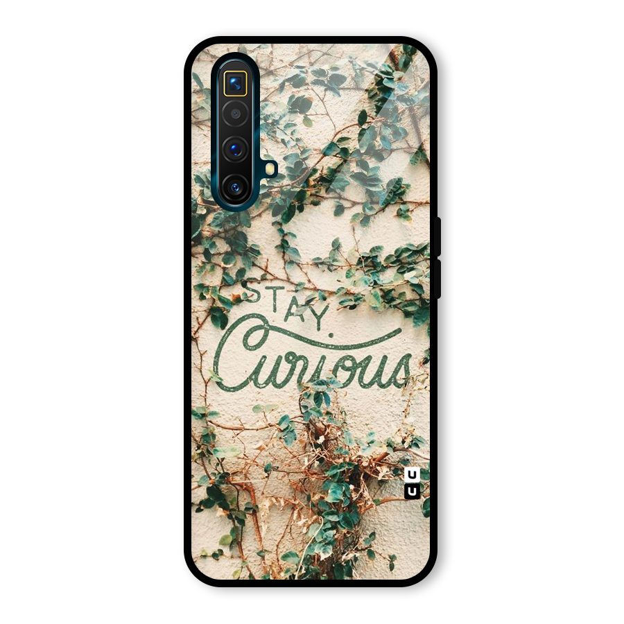Stay Curious Glass Back Case for Realme X3