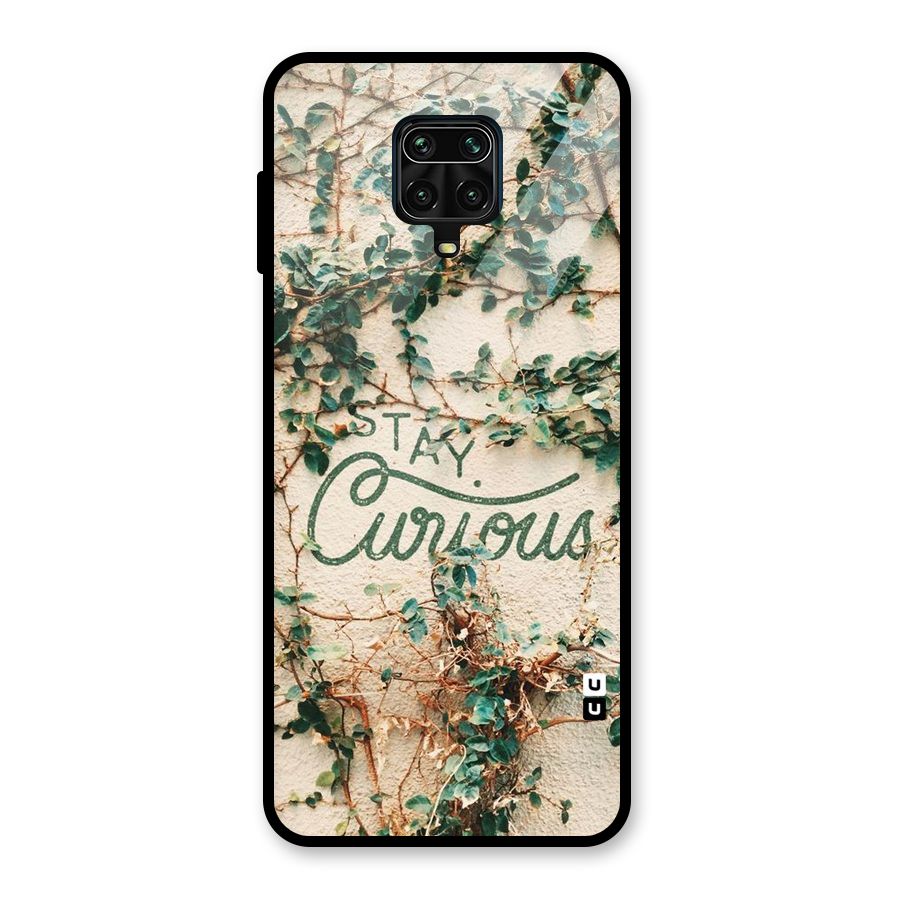 Stay Curious Glass Back Case for Redmi Note 10 Lite