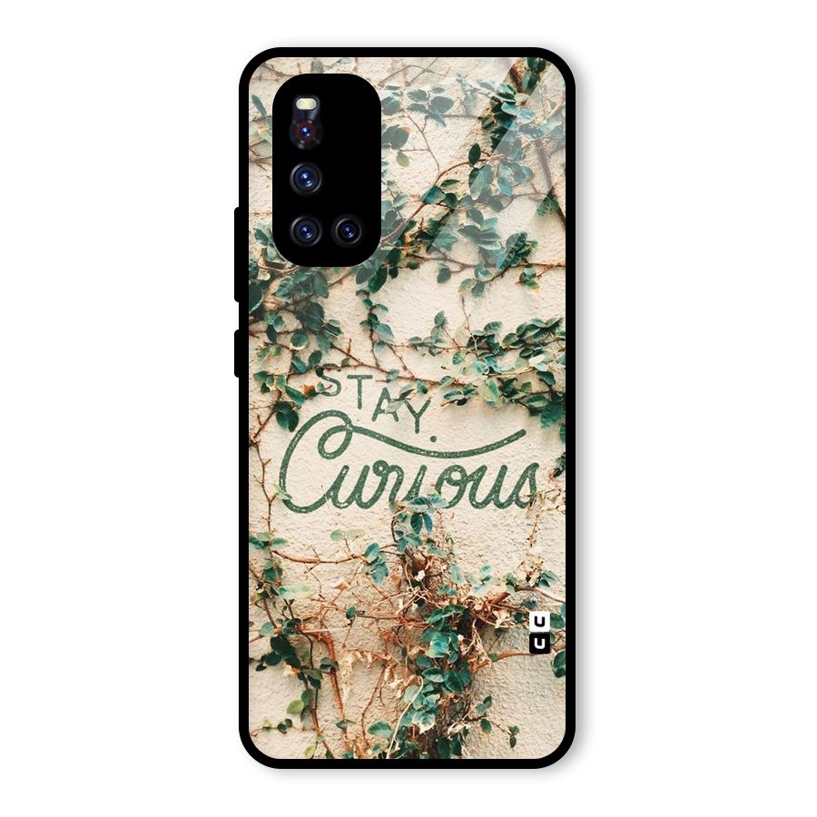 Stay Curious Glass Back Case for Vivo V19