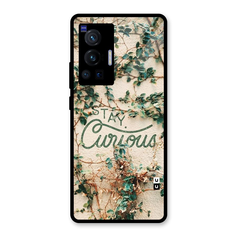 Stay Curious Glass Back Case for Vivo X70 Pro