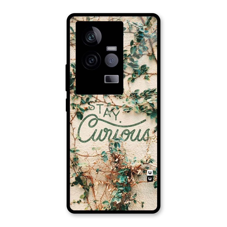 Stay Curious Glass Back Case for Vivo iQOO 11 5G