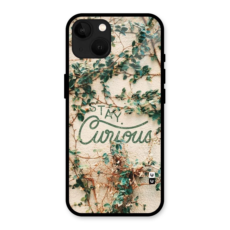 Stay Curious Glass Back Case for iPhone 13