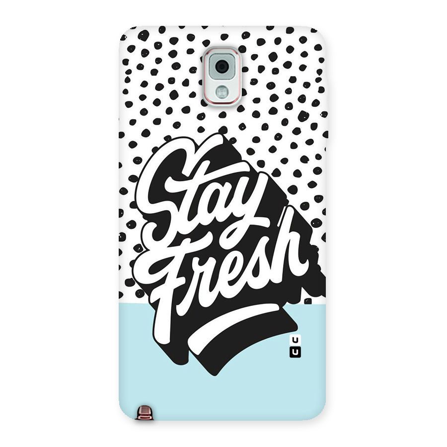 Stay Fresh Back Case for Galaxy Note 3