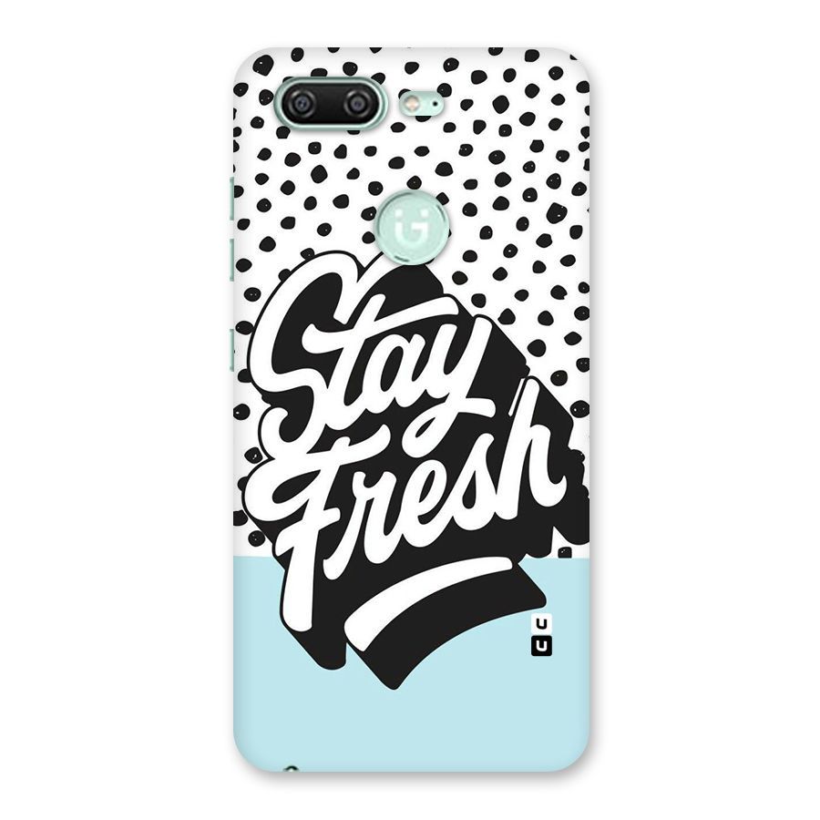 Stay Fresh Back Case for Gionee S10