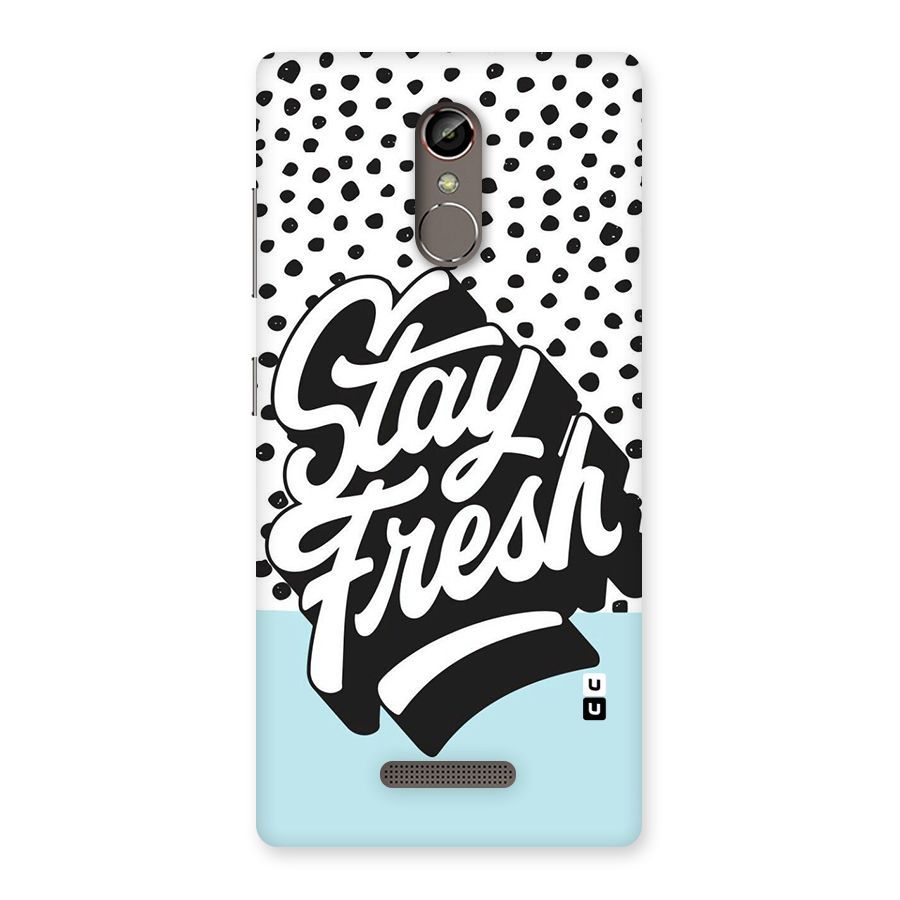 Stay Fresh Back Case for Gionee S6s