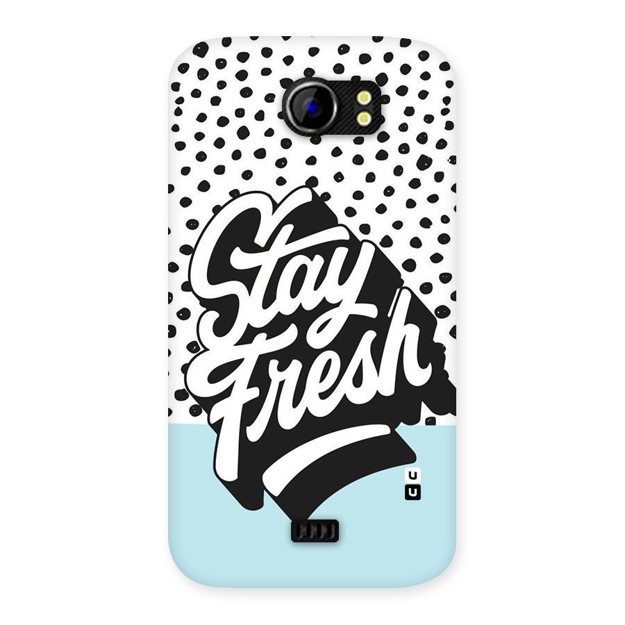Stay Fresh Back Case for Micromax Canvas 2 A110