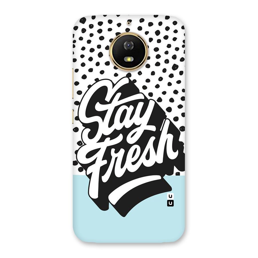 Stay Fresh Back Case for Moto G5s