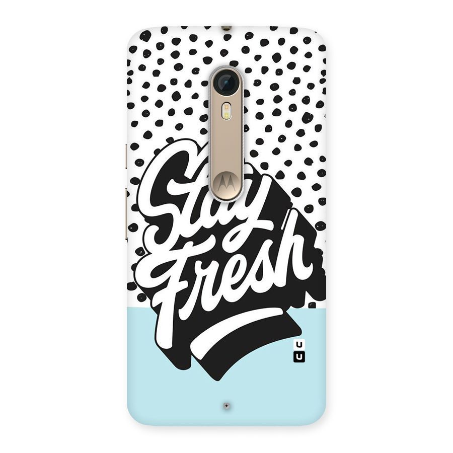 Stay Fresh Back Case for Motorola Moto X Style