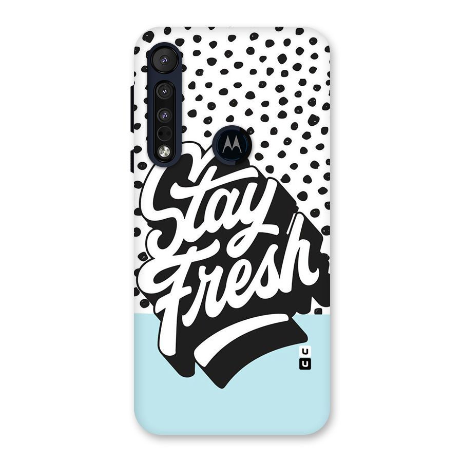 Stay Fresh Back Case for Motorola One Macro