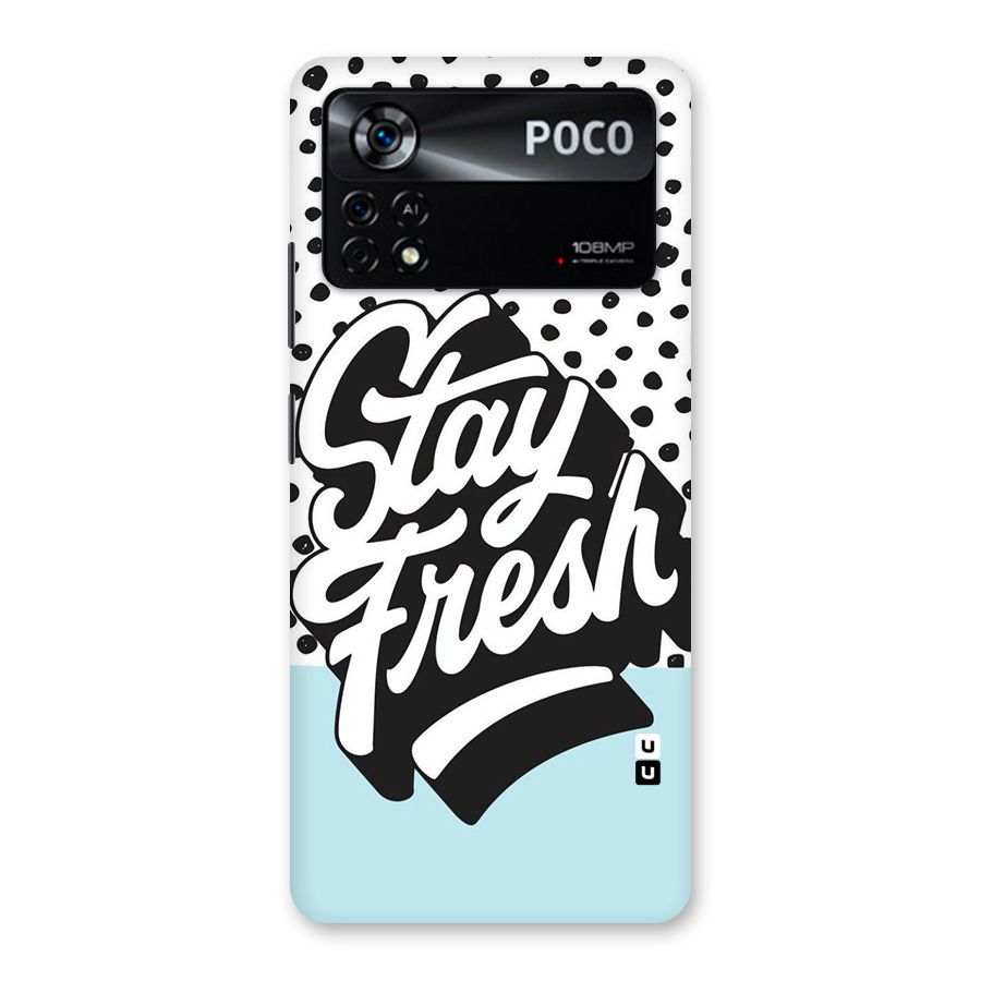 Stay Fresh Back Case for Poco X4 Pro 5G