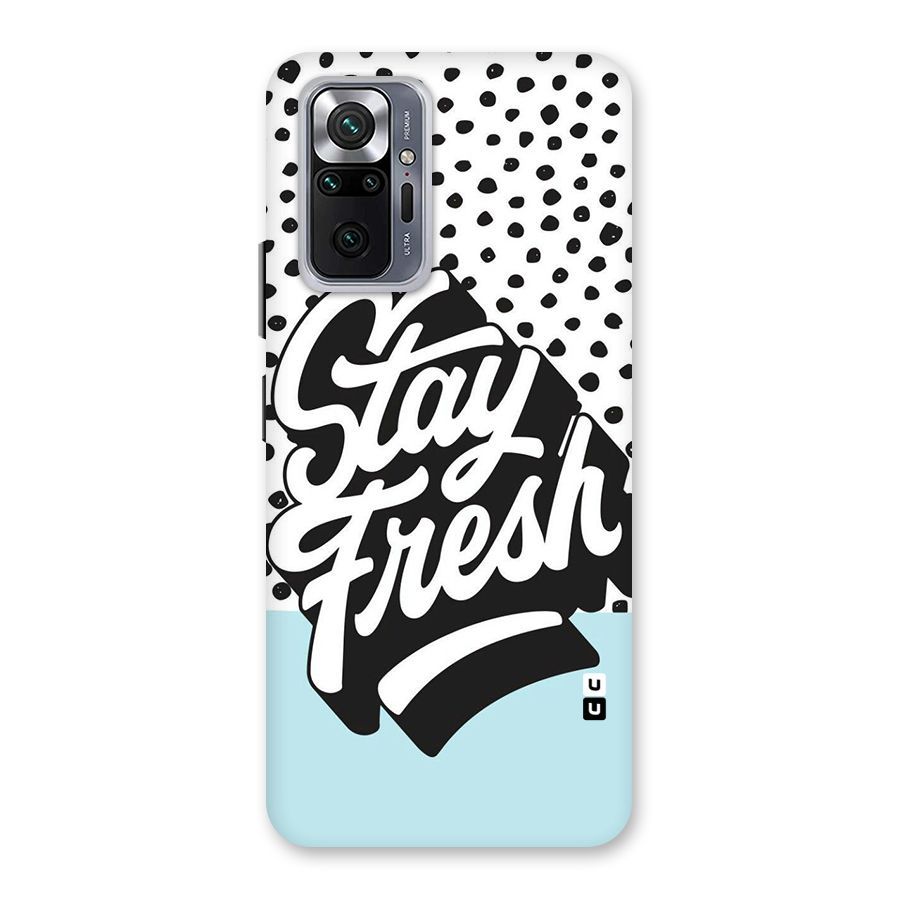 Stay Fresh Back Case for Redmi Note 10 Pro Max