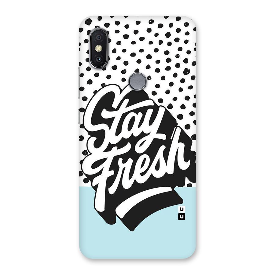 Stay Fresh Back Case for Redmi Y2