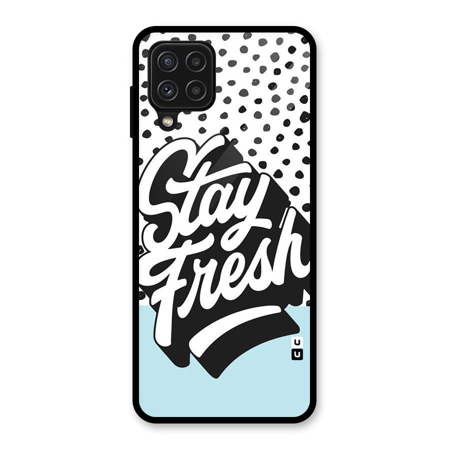 Stay Fresh Glass Back Case for Galaxy A22 4G