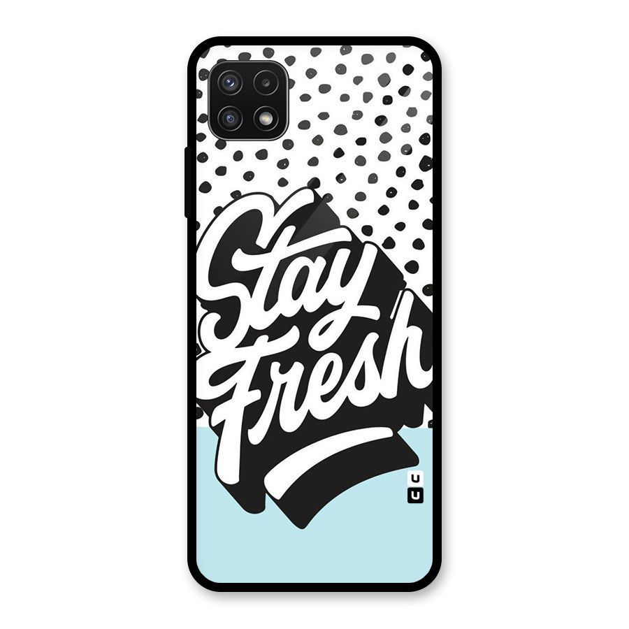 Stay Fresh Glass Back Case for Galaxy A22 5G