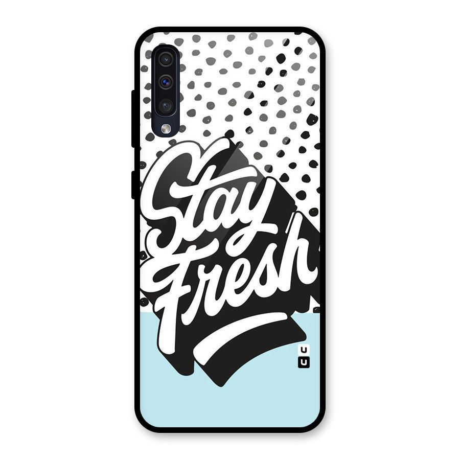Stay Fresh Glass Back Case for Galaxy A30s