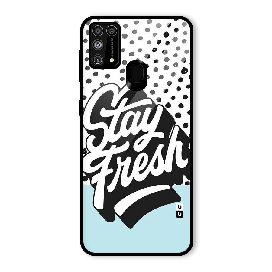 Stay Fresh Glass Back Case for Galaxy F41