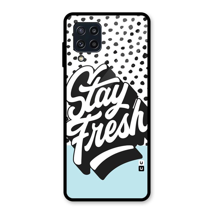 Stay Fresh Glass Back Case for Galaxy M32