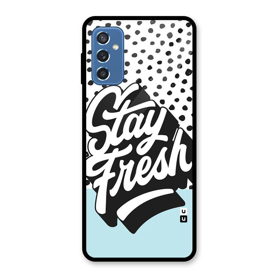 Stay Fresh Glass Back Case for Galaxy M52 5G