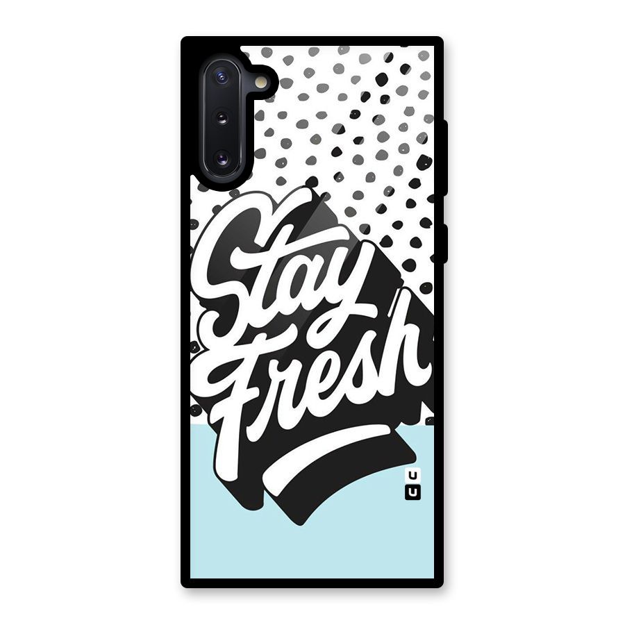 Stay Fresh Glass Back Case for Galaxy Note 10