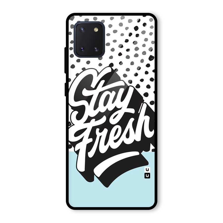 Stay Fresh Glass Back Case for Galaxy Note 10 Lite