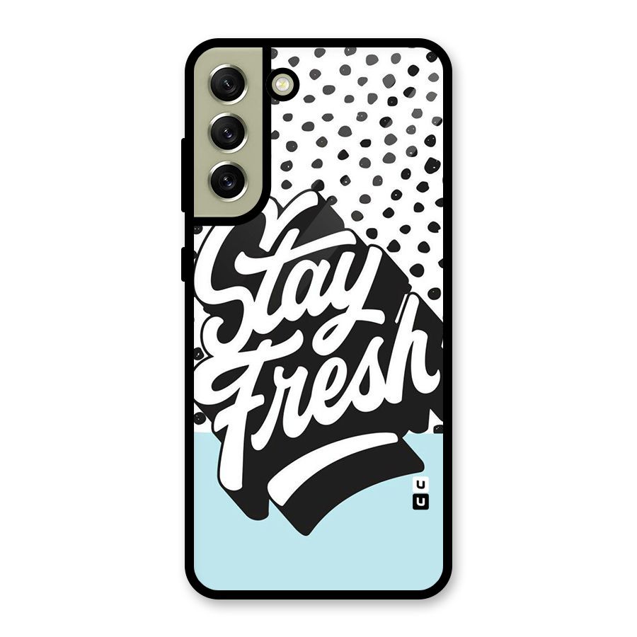 Stay Fresh Glass Back Case for Galaxy S21 FE 5G